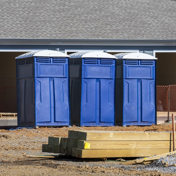 how can i report damages or issues with the porta potties during my rental period in Plymouth Meeting